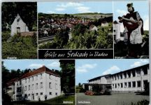 74743 W6966 Seckach - Rathaus, Schule