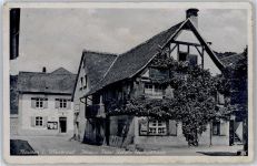 79688 W7862 Hausen im Wiesental Gebrauchsspuren Johann Peter Hebel´s Heimathaus