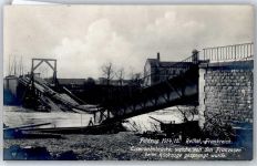 08300 Rethel - Eisenbahnbrücke , zerstört/détruit