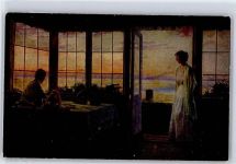 No.2734 , C.Wentorf , Sommerabend Dänische Kunst