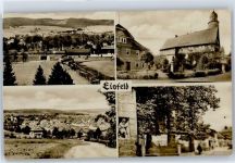 98673 O6120 Eisfeld - Teilansichten, Kirche