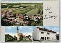 94405 W8380 Reichersdorf , Kr Landau a d Isar - Kirche, Bäckerei