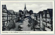 35066 W3558 Frankenberg (Eder) - Untermarkt, Blick zur Kirche