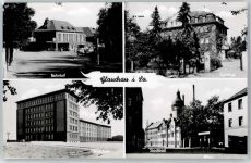 08371 O9610 Glauchau - Bahnhof, Poliklinik, Stadtbad, Bauschule