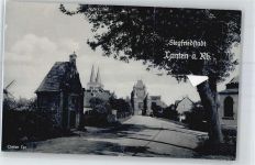 46509 W4232 Xanten Gebrauchsspuren Leporello, Clever Tor