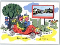 17630 La Flotte - Leporello, Auto, Hafen