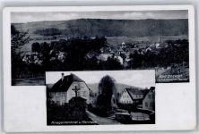 97708 W8733 Bad Bocklet - Kriegerdenkmal, Pfarrhaus