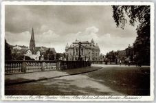 19053 O2750 Schwerin , Meckl - Alter Garten, Dom, Altes Palais, Landestheater, Museum
