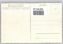 19053 O2750 Schwerin , Meckl - Alter Garten, Dom, Altes Palais, Landestheater, Museum
