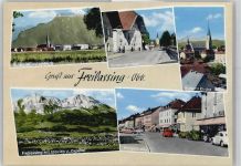 83395 W8228 Freilassing - Ruperti Kirche, Ortsansicht, Staufen, Zwiesel