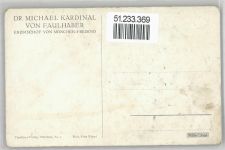 Dr. Michael von Faulhaber Bischof