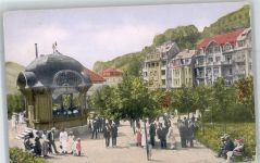Jáchymov Sankt Joachimsthal Lithographie Musikpavillon