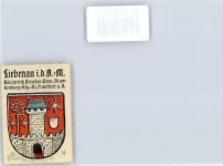 Liebenau in der Neumark Lubrza KEINE AK Wappen AKU2