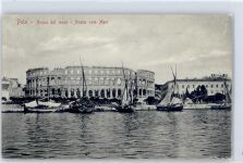Pula Pola - Arena del mare, Arena vom Meer, Boote