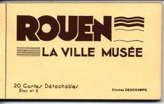 76000 Rouen - Block mit 20 Karten zum abtrennen