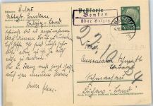 14806 O1820 Belzig - Landpoststempel Benken