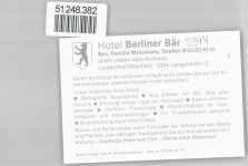 38685 W3394 Langelsheim - Hotel Berliner Bär AKU1