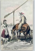 Pferd Motiv Ungarn 1903