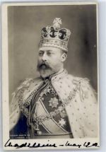 König Georg Adel England 1902 Foto AK