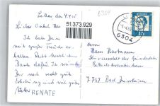 35457 W6304 Lollar 1965 - kath. Kirche Schwimmbad ev. Kirche
