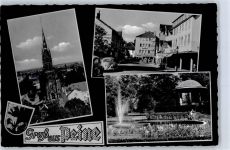 31224 W3150 Peine - Kirche Wappen Straßenansicht