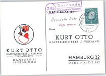 21769 W2171 Dornsode - Landpoststempel, Kaffee-Rösterei und Versand Teehandlung Kurt Otto Hamburg