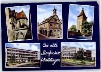 71332 W7050 Waiblingen , Rems - Kirche