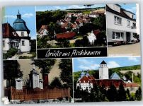 74214 W7109 Aschhausen , Württ - Schloß Kriegerdenkmal Geschäft