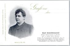 Scheidemantel, Karl Opernsänger