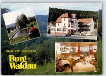 64689 W6149 Wahlen , Odenw - Gasthaus Pension Burg Waldau