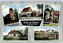 38440 W3180 Kästorf b Wolfsburg - Kaufhaus Gau Schule Altersheim