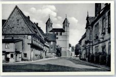 37581 W3353 Bad Gandersheim 1954 - Rathaus Marktplatz