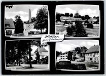 63571 W6460 Hailer , Kr Gelnhausen - Kirche Schule Allee Hauptstraße