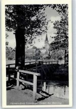 29303 W3102 Hermannsburg - Am Wehrsteg Blick zur Kirche