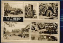 04827 O7254 Machern b Wurzen - Schwanenteich Bus Ruine