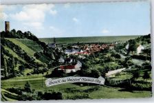 65399 W6229 Kiedrich , Rheingau - Burg Scharfenstein