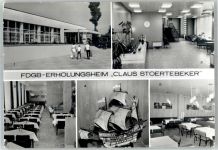 18374 O4241 Zingst , Ostseebad - FDGB-Erholungsheim Claus Stoertebecker Kogge Speisesaal