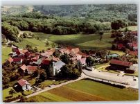 64397 W6101 Neunkirchen , Odenw - Fliegeraufnahme Ev. Kirche