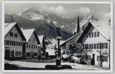 82467 W8100 Partenkirchen Winter Floriansplatz Verlag Ottmar Zieher