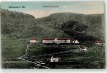 67130 Schirmeck Lithographie / Künstlerkarte Genesungsheim