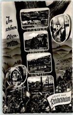 64385 W6101 Reichelsheim (Odenwald) - Schwimmbad Gersprenz Schloss Reichenberg