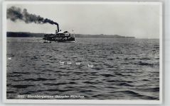 82340 W8133 Feldafing - Starnbergersee Dampfer München Verlag Ottmar Zieher