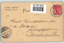 64625 W6140 Auerbach 1904 - Hotel Krone Schlossberg