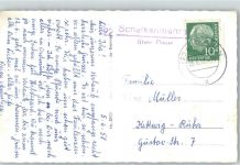 54552 W5569 Schalkenmehren - Landpoststempel Blick mit Maar