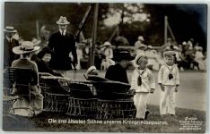 Prinz Wilhelm Prinz Louis Friedrich Adel Prinz Hubertus Foto AK