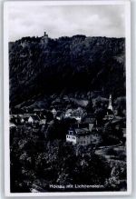 72805 W7414 Honau , Württ Privatfoto AK Schloss Lichtenstein