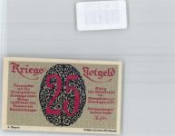 73312 W7340 Geislingen an der Steige Notgeldschein Kriegsnotgeld 25 Pfennig