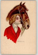Frau Pferd Grosze, M. Künstlerkarte