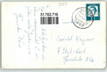 79215 W7807 Elzach Winter Ort lt. Stempel