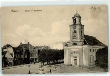 25813 W2250 Husum , Nordsee - Kirche Marktplatz